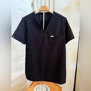 Figs Catarina One-Pocket Scrub Top Technical Collection black L